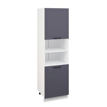 Пенал ПД1 600 Корпус: ЛДСП белый 16мм; фасад: фрезеровка Кельн, МДФ софт смок 16мм Пенал ПД1 600 Корпус: ЛДСП белый 16мм; фасад: фрезеровка Кельн, МДФ софт смок 16мм