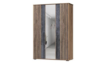 Марракеш Шкаф 3х ств. 1500 Дуб вотан / Цемент темный