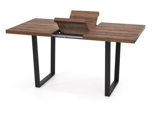 Стол Шервуд 32 CRAFT М бабочка В2, ЛДСП (1200*800*380) Дуб Шоколад / Черный