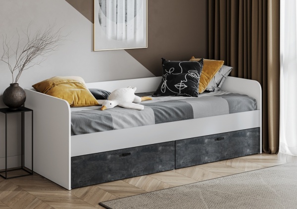 мс для детской Накки КР2Я-800 Белый / Белый + Серый + Угольный камень