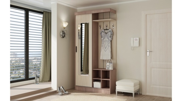 Прихожая купе Бриз Ясень Шимо комбинированный