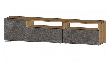 Даллас Тумба ТВ-03 Дуб вотан / Цемент темный