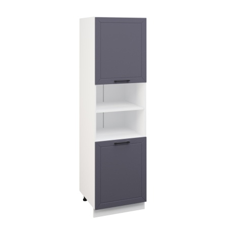 Пенал ПД1 600 Корпус: ЛДСП белый 16мм; фасад: фрезеровка Кельн, МДФ софт смок 16мм Пенал ПД1 600 Корпус: ЛДСП белый 16мм; фасад: фрезеровка Кельн, МДФ софт смок 16мм