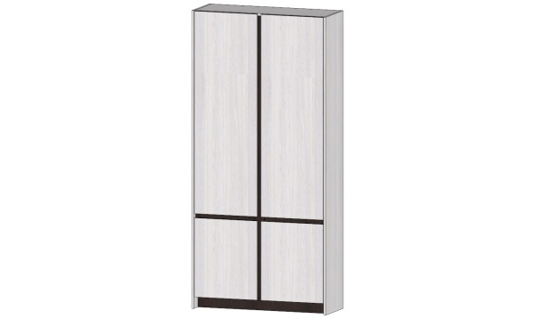 Бостон Шкаф ШК-02 Анкор светлый / Венге