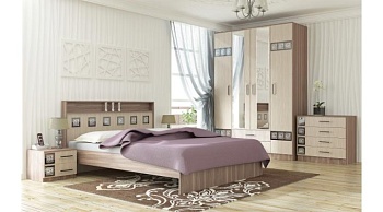 Модульная спальня Коста-Рика Ясень Шимо комбинированный