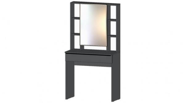 Элегант Стол туалетный Графит Элегант Стол туалетный Графит