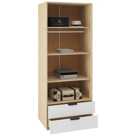 мс Норд ШК2Я-800 Дуб Сонома / Белый ЛДСП