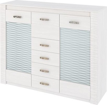 Комод большой Ривьера Анкор светлый