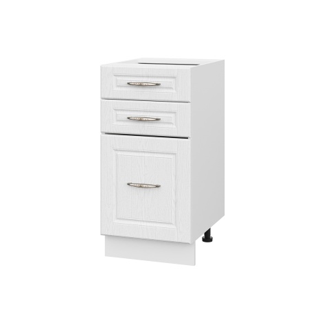 Шкаф нижний с ящиками ШН3Я 400 Лондон дуб сканди (МДФ 16мм МС София)