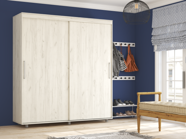 КОМФОРТ-12 ПРАЙМ 2.0 м Шкаф "Без зеркал" Дуб крафт