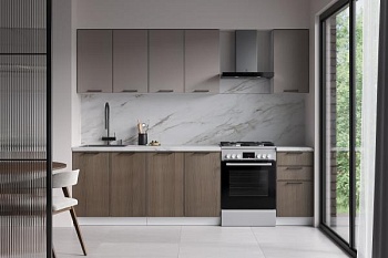 Кухня Амелия Грей Софт / Дуб Французский 2,0 м