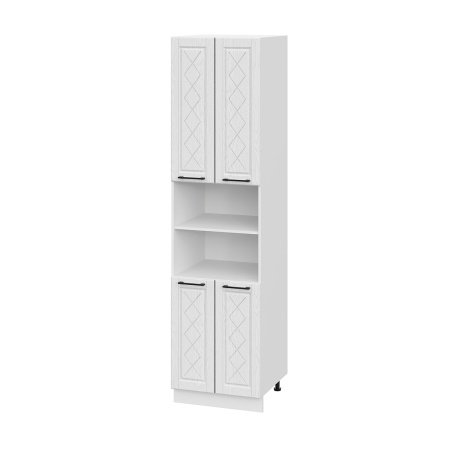 Пенал (премьер) ПД600Н-22 Барселона белый массив (МДФ 16мм МС София)