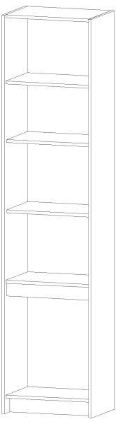 Бостон Пенал ПН-02 Дуб вотан