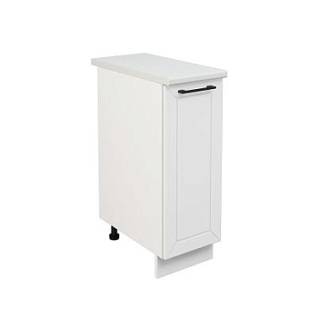 Шкаф нижний ШН 300 Корпус: ЛДСП белый 16мм; фасад: фрезеровка Кельн, МДФ софт пломбир 16 мм Шкаф нижний ШН 300 Корпус: ЛДСП белый 16мм; фасад: фрезеровка Кельн, МДФ софт пломбир 16 мм