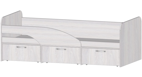 Кровать с ящиками Ральф Анкор светлый