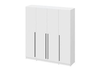 мс Берген ШК-2000 белое дерево/белое дерево