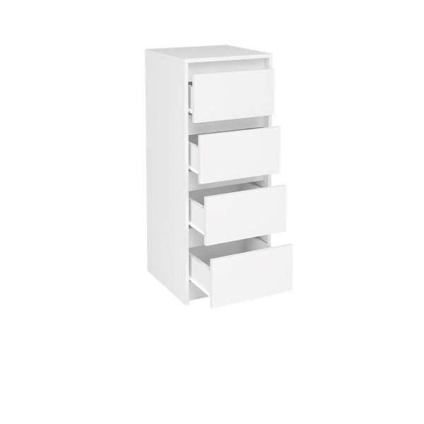 мс Айден КМ06-400 белый ЛДСП/белый ЛДСП