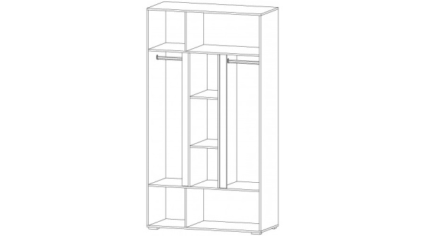 Британа Шкаф 3 створки Кашемир