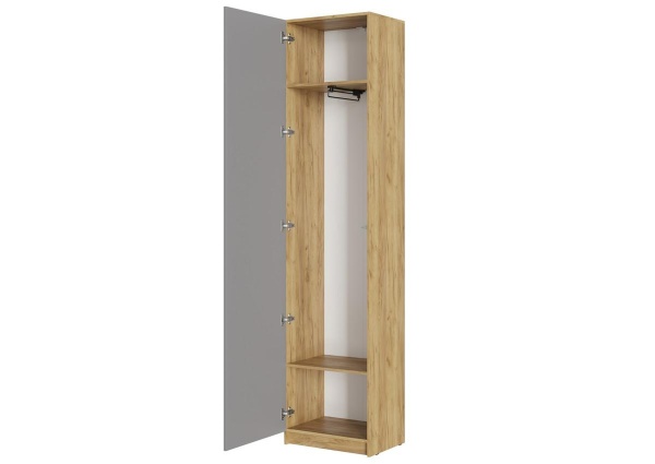 БОСТОН ШК-003 шкаф ЛДСП (Комплект) Дуб Крафт золотой / Шифер серый