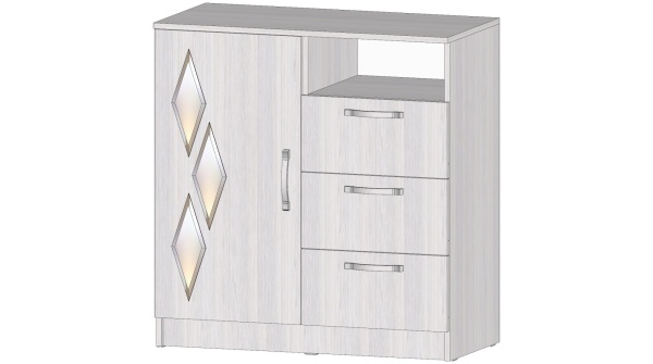 Комод малый Диана Анкор светлый