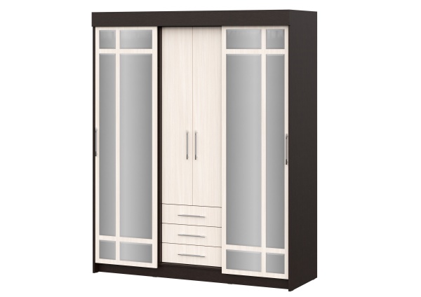 шкаф-купе Фортуна Венге / Дуб Белфорд