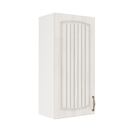 Шкаф верхний (премьер) ШВ 450Н Корпус: ЛДСП белый 16мм; фасад: фрезеровка Гренада, МДФ сандал 16мм