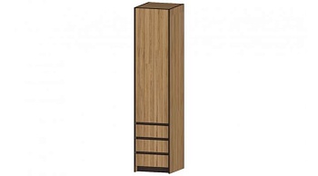 Бостон Пенал 3 ящика Дуб вотан / Венге Бостон Пенал 3 ящика Дуб вотан / Венге