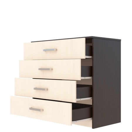 ЭВА Комод КМ-021 Венге / Дуб молочный