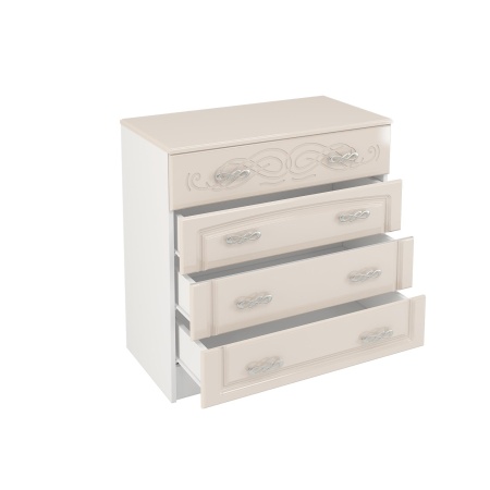 мс для спальни Венеция КМ-02 белый/жемчуг мс для спальни Венеция КМ-02 белый/жемчуг