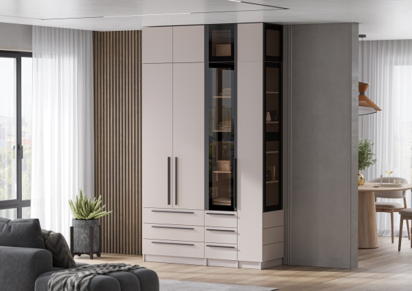 мс Берген АС-400 кашемир/софт черный