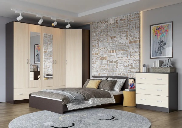 Модульная молодежная Ронда Венге / Дуб белфорд 