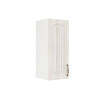 Шкаф верхний ШВ 300 Корпус: ЛДСП белый 16мм; фасад: фрезеровка Гренада, МДФ сандал 16мм