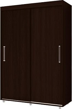 КОМФОРТ-12 ПРАЙМ 1,5м Шкаф "без зеркал" Венге / Венге