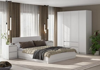 Модульная спальня Айден Белый