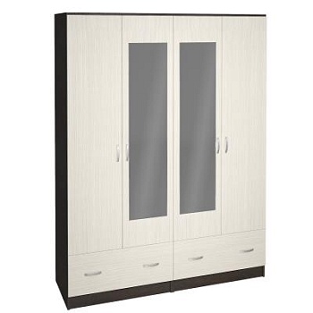 мс для спальни Ронда ШК-4 венге/дуб белфорд мс для спальни Ронда ШК-4 венге/дуб белфорд