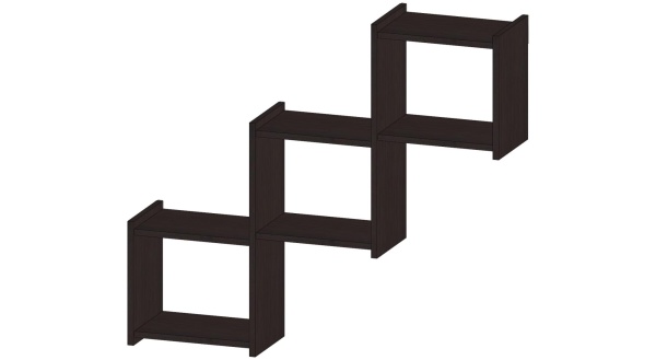 Полка Квадро Венге