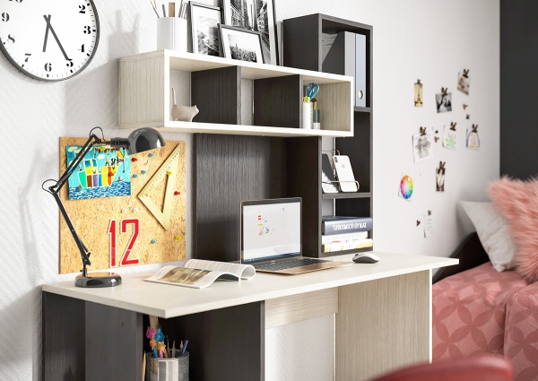 Стол компьютерный Олимп Венге / Дуб Белфорд