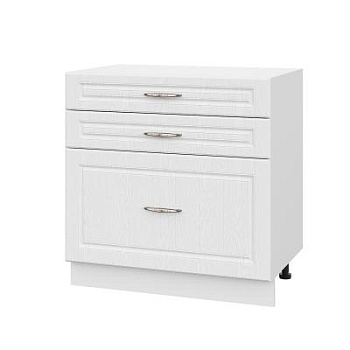 Шкаф нижний с ящиками ШН3Я 800 Лондон дуб сканди (МДФ 16мм МС София) Шкаф нижний с ящиками ШН3Я 800 Лондон дуб сканди (МДФ 16мм МС София)