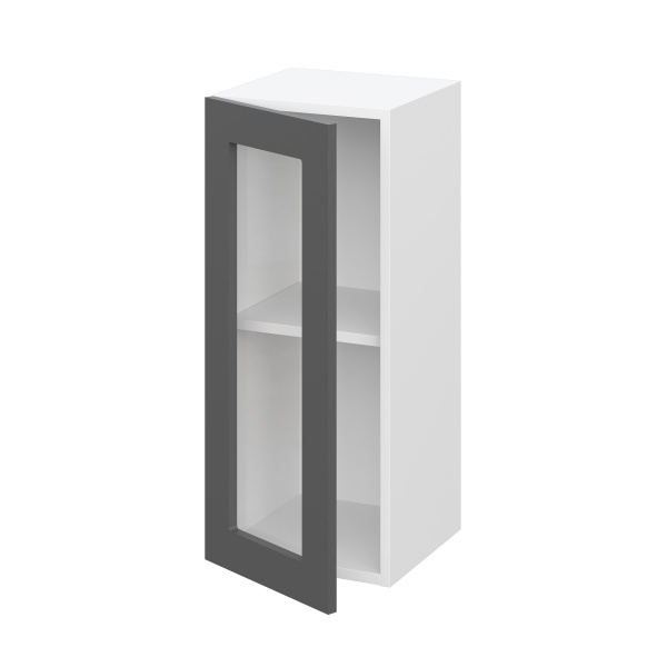 Шкаф верхний со стеклом ШВС 300 Лондон дуб сканди (МДФ 16мм МС София) Шкаф верхний со стеклом ШВС 300 Лондон дуб сканди (МДФ 16мм МС София)