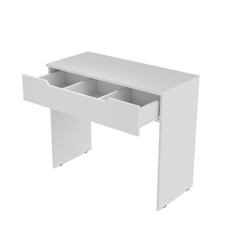 ЛАЙТ Стол туалетный СТ-002 (1 ящ.) Корпус - Белый (Гладкий) ЛАЙТ Стол туалетный СТ-002 (1 ящ.) Корпус - Белый (Гладкий)