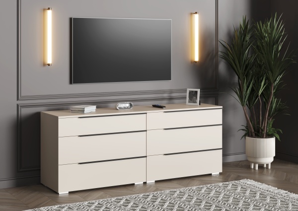 АЙРИ Комод КМ-001 (3 ящ.) Корпус - Кашемир 2,75