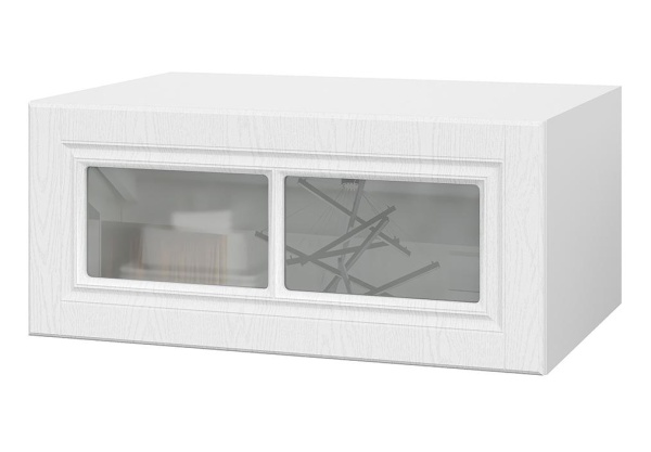 Шкаф верхний  антресоль со стеклом ШВСА 800 Лондон дуб сканди (МДФ 16мм МС София) Шкаф верхний  антресоль со стеклом ШВСА 800 Лондон дуб сканди (МДФ 16мм МС София)