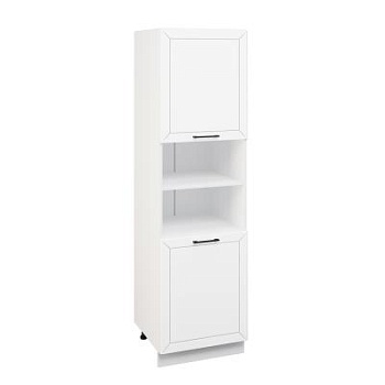 Пенал ПД1 600 Корпус: ЛДСП белый 16мм; фасад: фрезеровка Кельн, МДФ софт даймонд 16мм Пенал ПД1 600 Корпус: ЛДСП белый 16мм; фасад: фрезеровка Кельн, МДФ софт даймонд 16мм