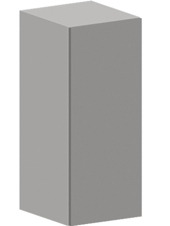 Шкаф верхний ШВ 300 Гарден Лайт грей