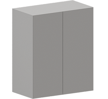 Шкаф верхний ШВ 600 Гарден Лайт грей