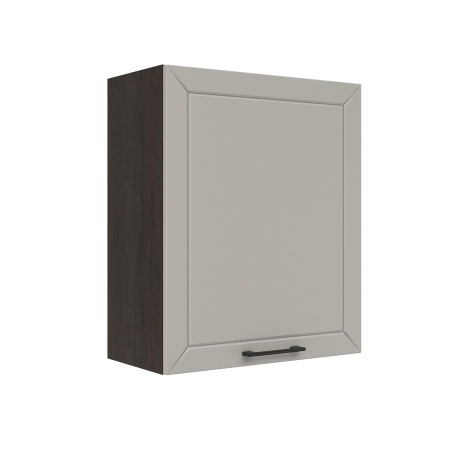 Шкаф верхний ШВ 600-1 Корпус: ЛДСП венге 16мм; фасад: фрезеровка Кельн, МДФ софт тоффи 16мм