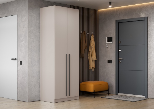 шкаф распашной Берген ПРО ШК-800 кашемир/кашемир