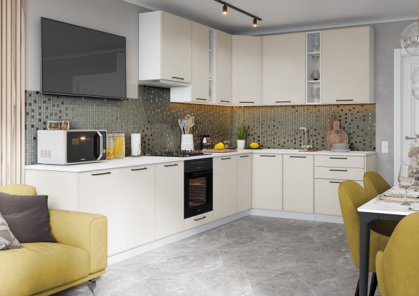 Модульная кухня Либерти Белый арт