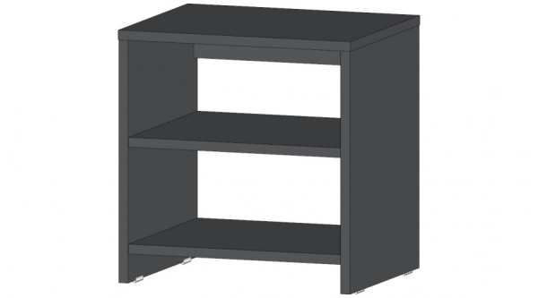 Элегант Тумба прикроватная Графит