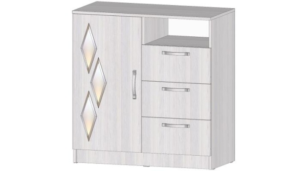 Комод малый Диана Анкор светлый